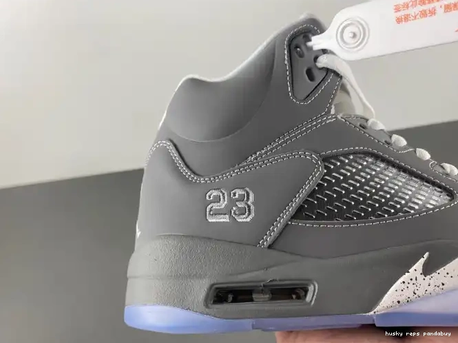 Cheap Husky Retro Jordan 5 Grey 136027-005 Wolf Air 0626